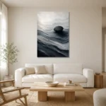 Premium Wall Art Dikey Html Edition – ABSTRACTNW2009 styled in a refined neutral interior