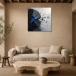 Premium Wall Art Kare Html Edition – ABSTRACTNW2010 presented in a sophisticated home setting