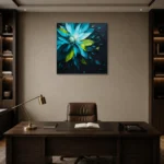 Premium Wall Art Kare Html Edition – ABSTRACTNW2013 displayed in a contemporary gallery-inspired room