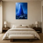 Premium Wall Art Dikey Html Edition – ABSTRACTNW2016 showcased in an elegant minimalist interior