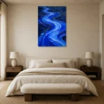 Premium Wall Art Dikey Html Edition – ABSTRACTNW2017 showcased in an elegant minimalist interior