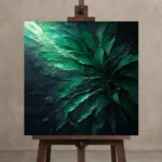 Premium Wall Art Kare Html Edition – ABSTRACTNW2025 displayed on a studio easel