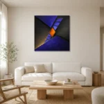 Premium Wall Art Kare Html Edition – ABSTRACTNW2036 styled in a refined neutral interior