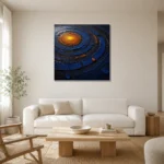 Premium Wall Art Kare Html Edition – ABSTRACTNW2042 styled in a refined neutral interior