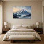 Premium Wall Art Yatay Html Edition – ABSTRACTNW2046 showcased in an elegant minimalist interior