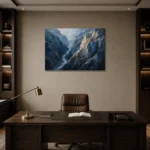 Premium Wall Art Yatay Html Edition – ABSTRACTNW2047 displayed in a contemporary gallery-inspired room