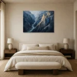 Premium Wall Art Yatay Html Edition – ABSTRACTNW2047 showcased in an elegant minimalist interior
