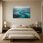 Premium Wall Art Yatay Html Edition – ABSTRACTNW2056 showcased in an elegant minimalist interior