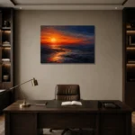Premium Wall Art Yatay Html Edition – ABSTRACTNW2058 displayed in a contemporary gallery-inspired room