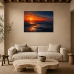 Premium Wall Art Yatay Html Edition – ABSTRACTNW2058 presented in a sophisticated home setting