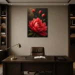 Premium Wall Art Dikey Html Edition – ABSTRACTNW2061 displayed in a contemporary gallery-inspired room