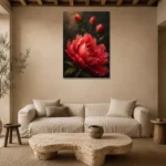 Premium Wall Art Dikey Html Edition – ABSTRACTNW2061 presented in a sophisticated home setting