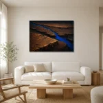 Premium Wall Art Yatay Html Edition – ABSTRACTNW2065 styled in a refined neutral interior