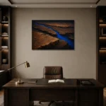Premium Wall Art Yatay Html Edition – ABSTRACTNW2065 displayed in a contemporary gallery-inspired room