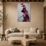 Premium Wall Art Dikey Html Edition – ABSTRACTNW2069 presented in a sophisticated home setting
