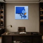 Premium Wall Art Kare Html Edition – ABSTRACTNW2070 displayed in a contemporary gallery-inspired room