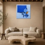 Premium Wall Art Kare Html Edition – ABSTRACTNW2070 presented in a sophisticated home setting