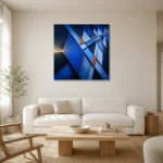 Premium Wall Art Kare Html Edition – ABSTRACTNW2072 styled in a refined neutral interior