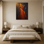 Premium Wall Art Dikey Html Edition – ABSTRACTNW2073 showcased in an elegant minimalist interior