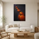Premium Wall Art Dikey Html Edition – ABSTRACTNW2075 styled in a refined neutral interior