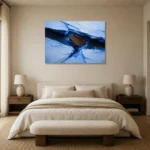 Premium Wall Art Yatay Html Edition – ABSTRACTNW2077 showcased in an elegant minimalist interior