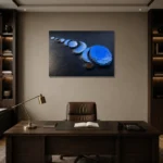 Premium Wall Art Yatay Html Edition – ABSTRACTNW2078 displayed in a contemporary gallery-inspired room