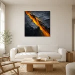 Premium Wall Art Kare Html Edition – ABSTRACTNW2079 styled in a refined neutral interior