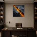 Premium Wall Art Kare Html Edition – ABSTRACTNW2079 displayed in a contemporary gallery-inspired room