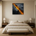 Premium Wall Art Kare Html Edition – ABSTRACTNW2079 showcased in an elegant minimalist interior