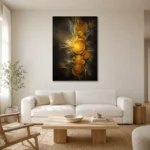 Premium Wall Art Dikey Html Edition – ABSTRACTNW2083 styled in a refined neutral interior