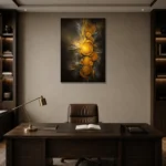 Premium Wall Art Dikey Html Edition – ABSTRACTNW2083 displayed in a contemporary gallery-inspired room