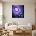 Premium Wall Art Kare Html Edition – ABSTRACTNW2086 styled in a refined neutral interior