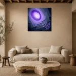 Premium Wall Art Kare Html Edition – ABSTRACTNW2086 presented in a sophisticated home setting