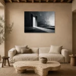 Premium Wall Art Yatay Html Edition – ABSTRACTNW2088 presented in a sophisticated home setting