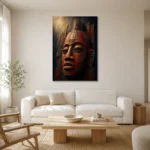 Premium Wall Art Dikey Html Edition – ABSTRACTNW2091 styled in a refined neutral interior