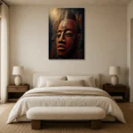 Premium Wall Art Dikey Html Edition – ABSTRACTNW2091 showcased in an elegant minimalist interior