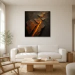 Premium Wall Art Kare Html Edition – ABSTRACTNW2103 styled in a refined neutral interior