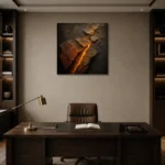 Premium Wall Art Kare Html Edition – ABSTRACTNW2103 displayed in a contemporary gallery-inspired room