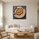 Premium Wall Art Kare Html Edition – ABSTRACTNW2107 styled in a refined neutral interior