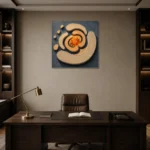 Premium Wall Art Kare Html Edition – ABSTRACTNW2107 displayed in a contemporary gallery-inspired room