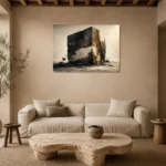 Premium Wall Art Yatay Html Edition – ABSTRACTNW2113 presented in a sophisticated home setting