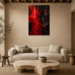 Premium Wall Art Dikey Html Edition – ABSTRACTNW2115 presented in a sophisticated home setting