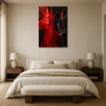 Premium Wall Art Dikey Html Edition – ABSTRACTNW2115 showcased in an elegant minimalist interior