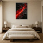 Premium Wall Art Dikey Html Edition – ABSTRACTNW2117 showcased in an elegant minimalist interior