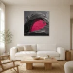 Premium Wall Art Kare Html Edition – ABSTRACTNW2118 styled in a refined neutral interior