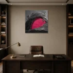 Premium Wall Art Kare Html Edition – ABSTRACTNW2118 displayed in a contemporary gallery-inspired room