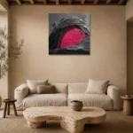 Premium Wall Art Kare Html Edition – ABSTRACTNW2118 presented in a sophisticated home setting