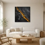 Premium Wall Art Kare Html Edition – ABSTRACTNW2130 styled in a refined neutral interior