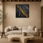 Premium Wall Art Kare Html Edition – ABSTRACTNW2130 presented in a sophisticated home setting