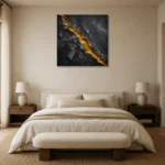 Premium Wall Art Kare Html Edition – ABSTRACTNW2130 showcased in an elegant minimalist interior